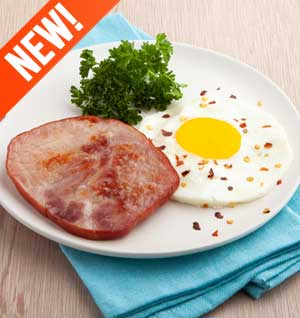 Canadian Bacon & Egg Patty